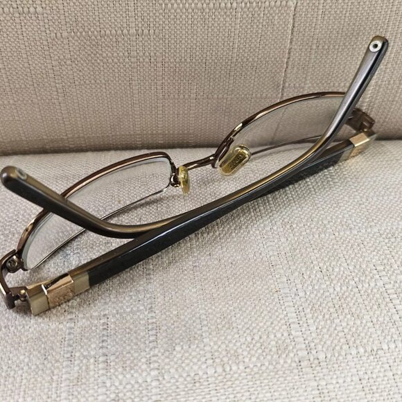 Coach New York Women Glasses Frame Bronze Tone Eyeglasses 52[]16 135 - Picture 5 of 11